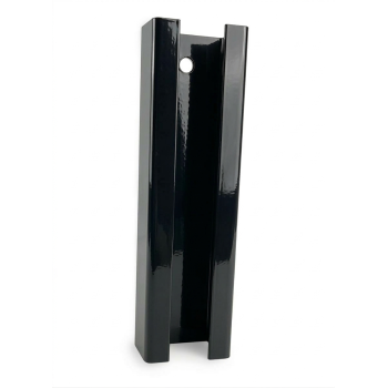 Łącznik słupka ogrodzeniowego 60×40 Czarny RAL 9005